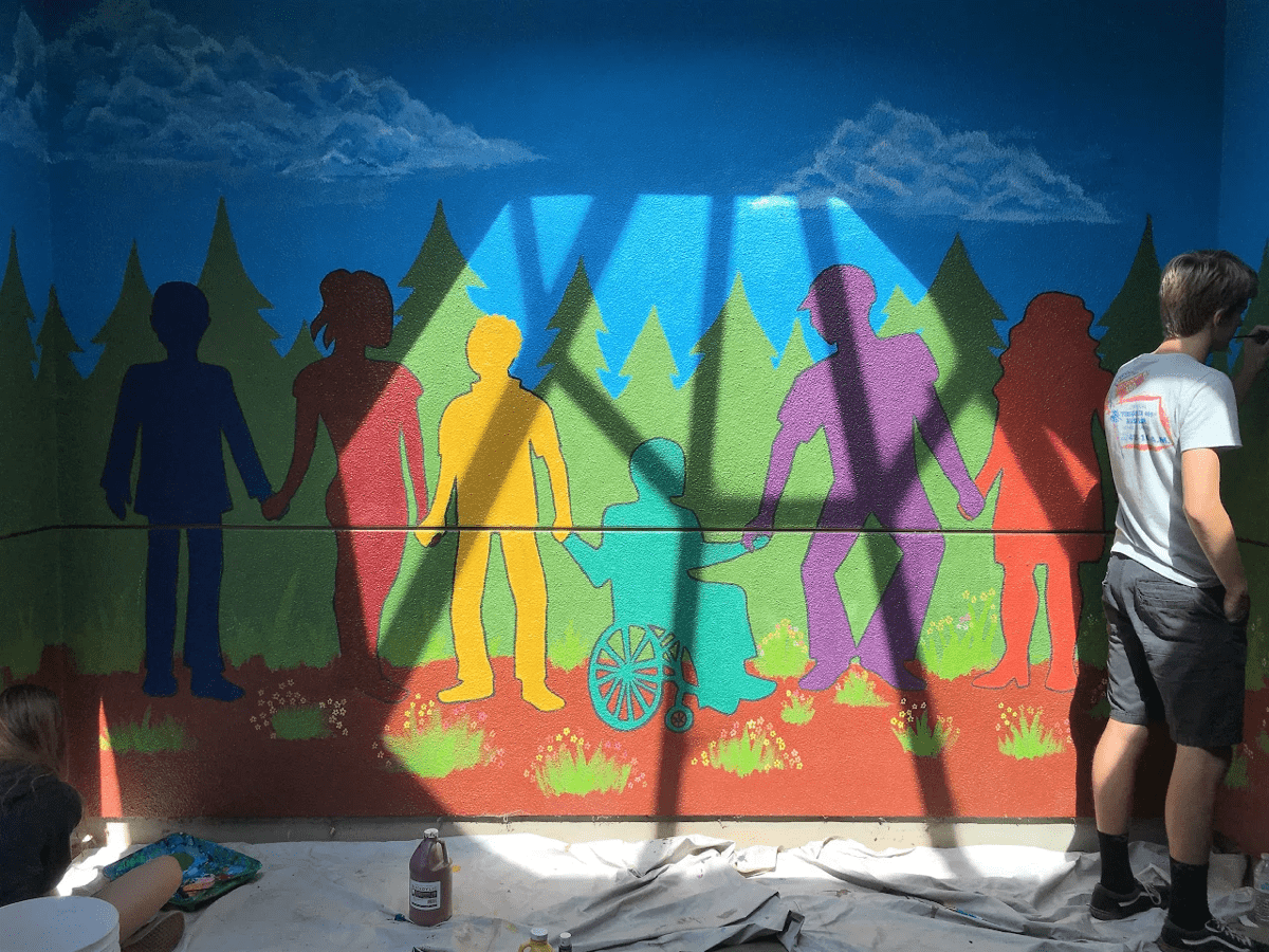 “Strength in Diversity, Unity in Service”: M-A’s Newest Mural
