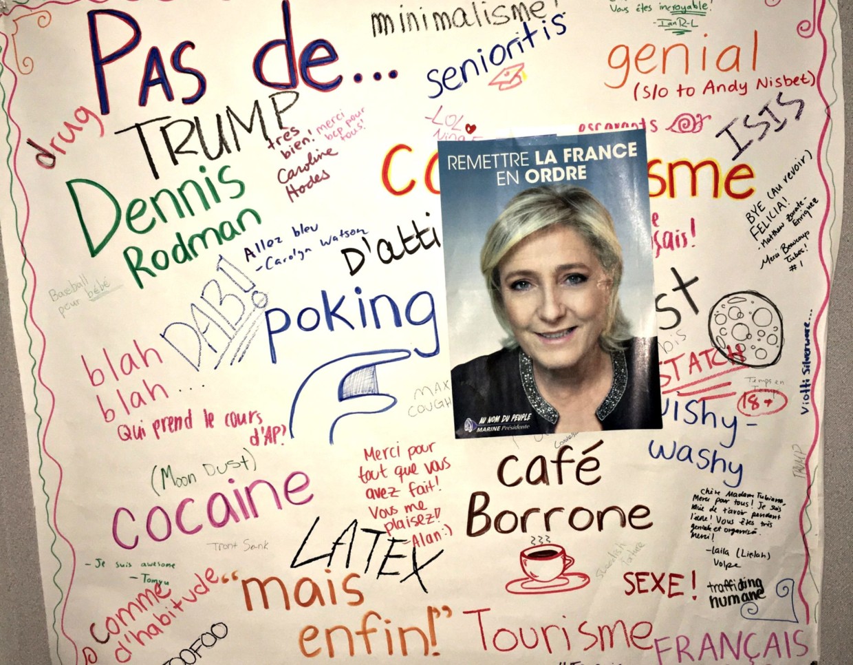 M-A French students react to the French election