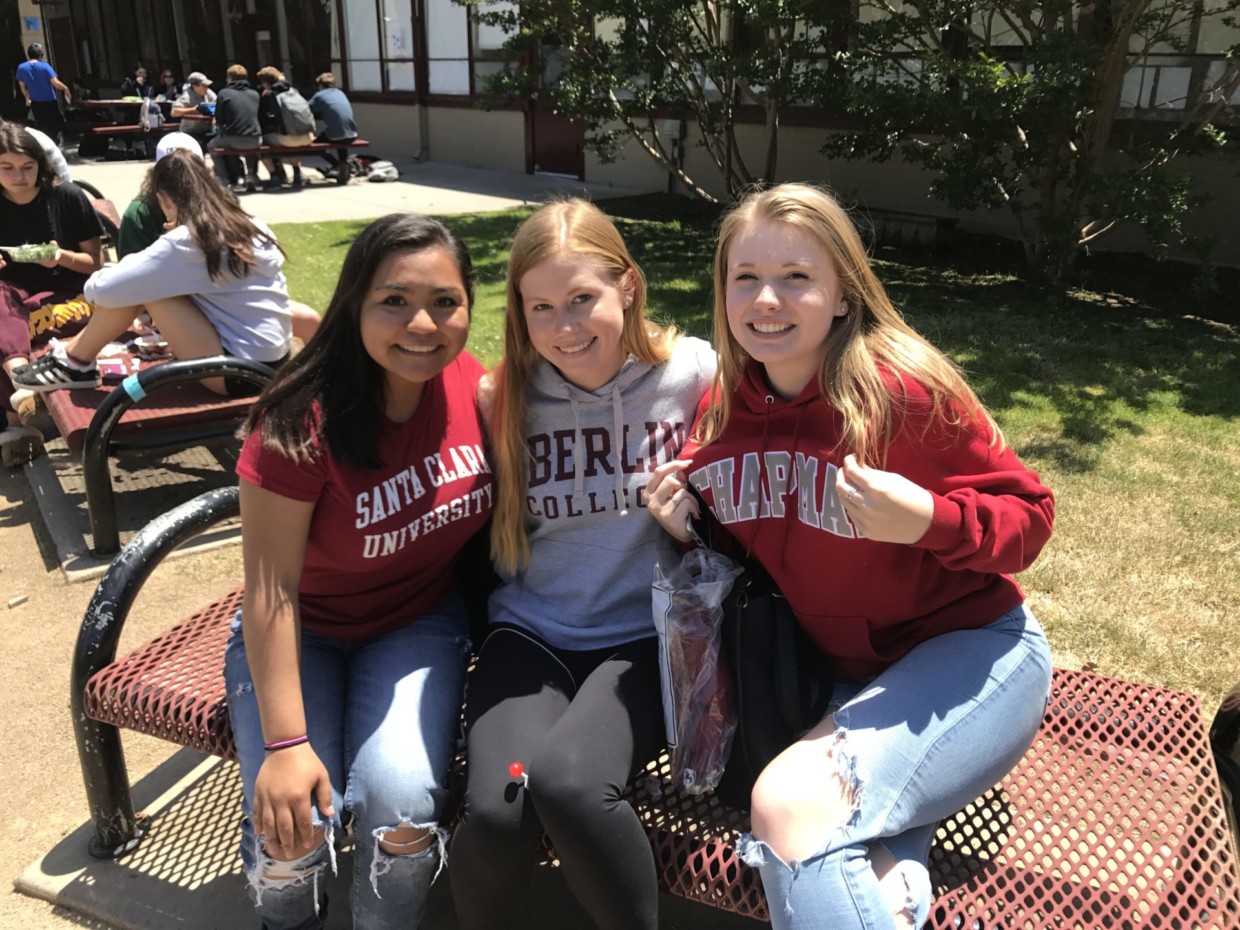 From left to right: Esveide Gonzalez, Annie Payne, Jensen Puck.