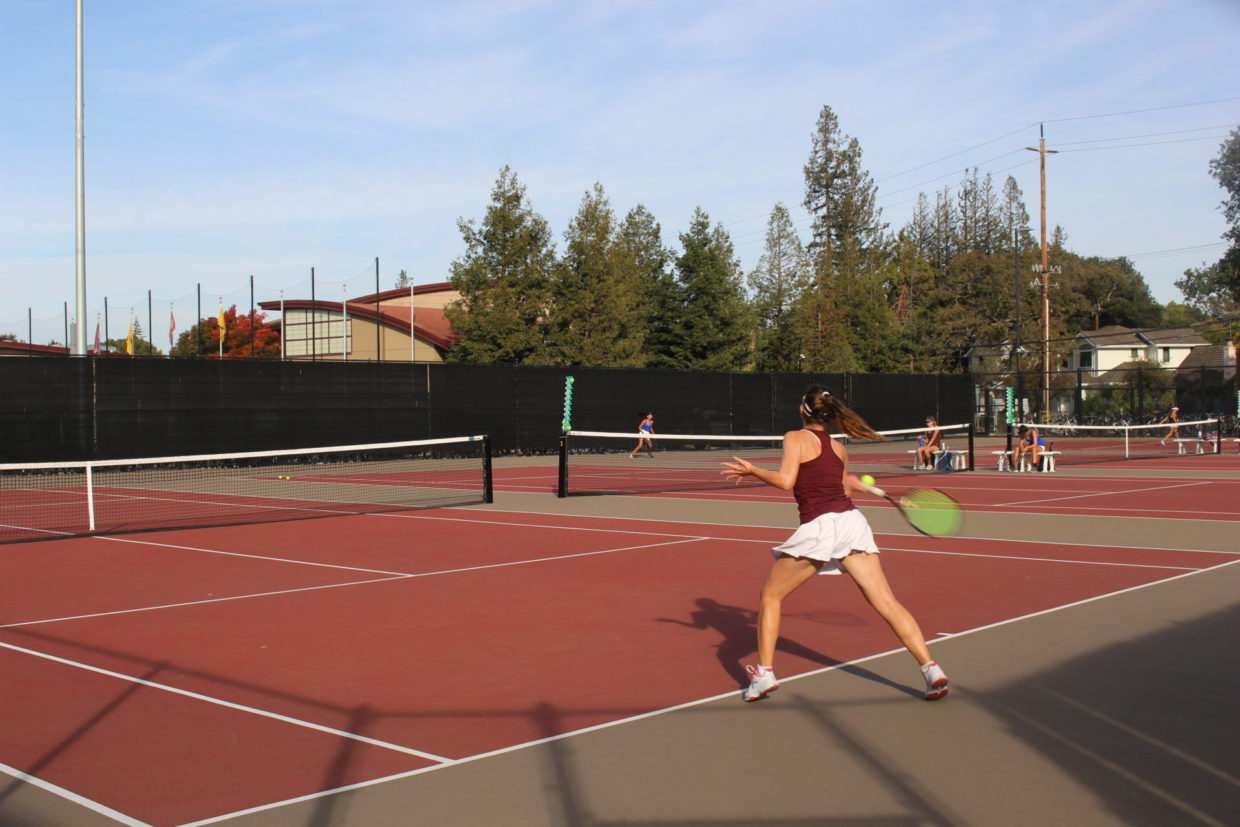Girls Tennis Defeats Los Altos at CCS Match