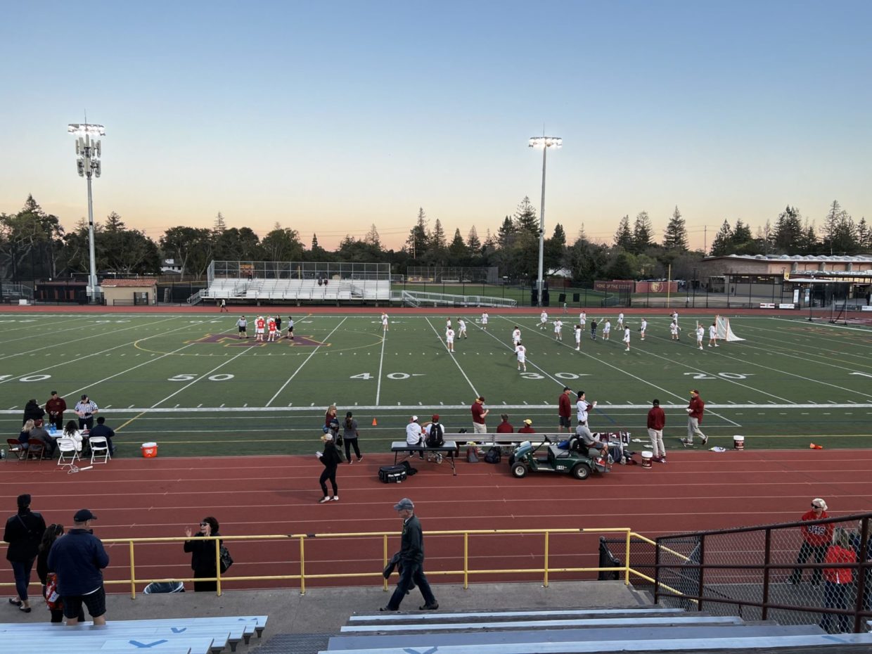 Boys Lacrosse Routs the Burlingame Panthers To Stay Undefeated