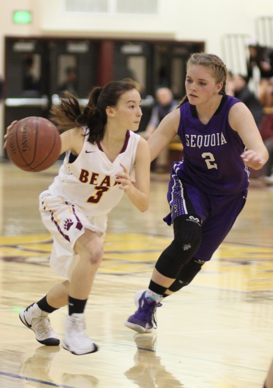 Girls basketball remains undefeated in league with victory over Sequoia