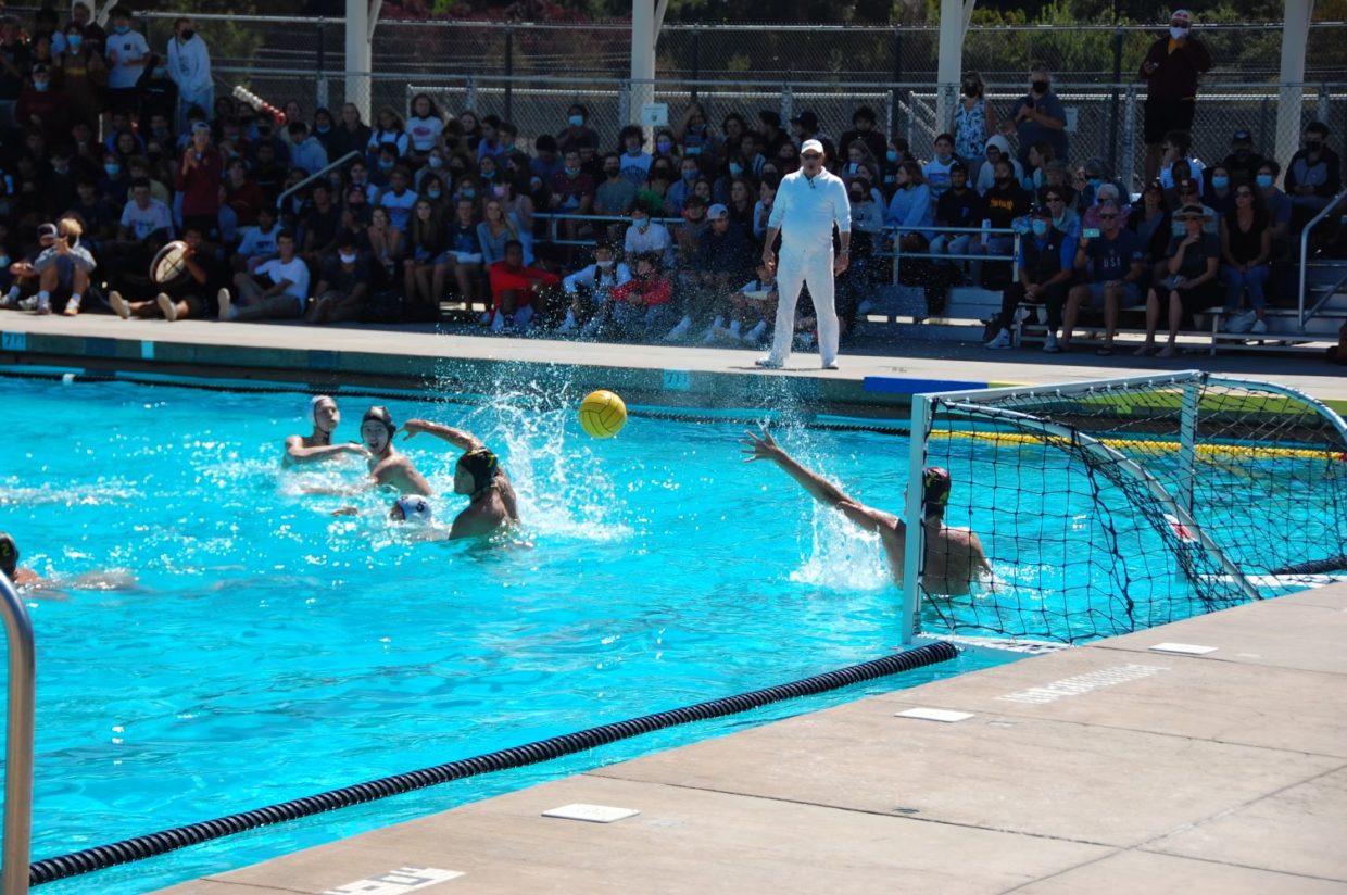 Lunchtime Game Attracts Students to Cheer on Boys Water Polo