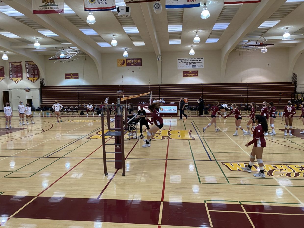 M-A Volleyball Fights Hard in Their First Home Game but Comes Up Short