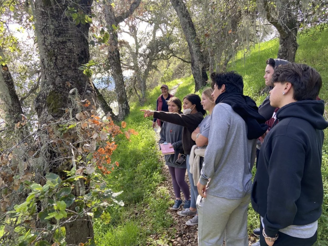 AP Environmental Science Students Explore Jasper Ridge