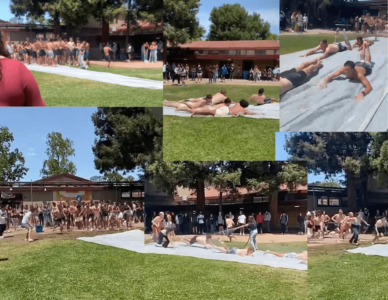 Seniors Slip ‘N Slide Their Way out of M-A